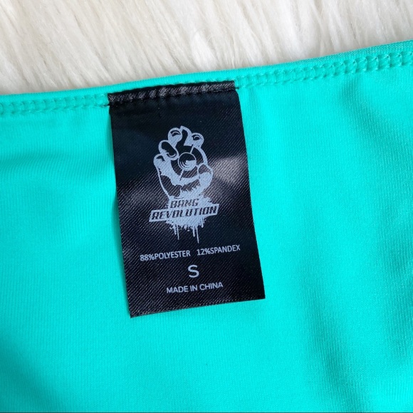 Bang Teal Racerback Sports Bra - Picture 4 of 4